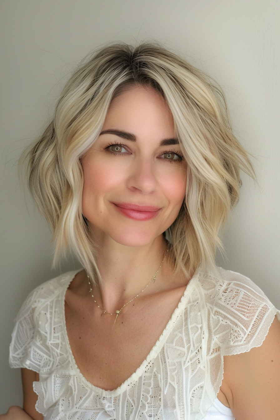 29. Classic Blonde Bob (Bob Hairstyles For Women Over 40) - Bob Hairstyles For Women Over 40